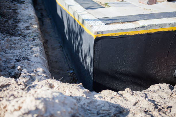 Residential Exterior Waterproofing installation at a Dayton, NJ home by SJ Waterproofing Pros
